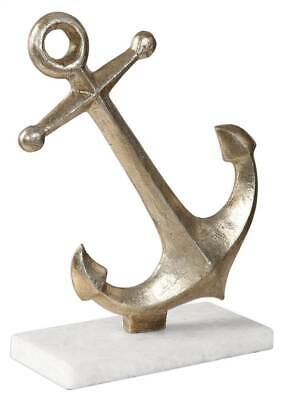 Cast Metal Anchor Sculpture in Antique Gold [ID 3787748]