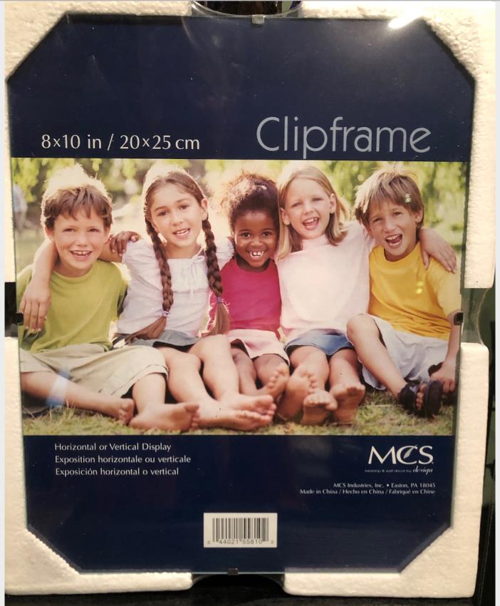 MCS Glass Clip Picture Frame for a 8 x 10