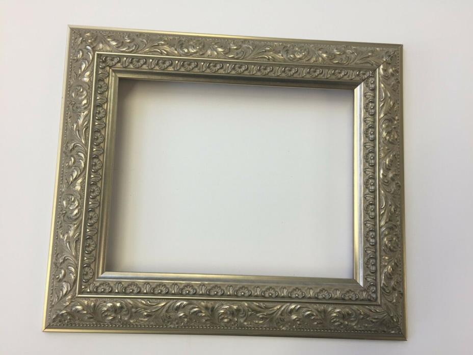 Ornate Silver with gold wash  Baroque Style Photo / Picture Frame 8