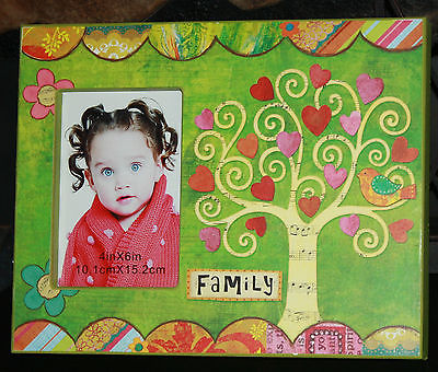 HEART FAMILY TREE PHOTO / PICTURE FRAME IN FULL BLOOM 11.77