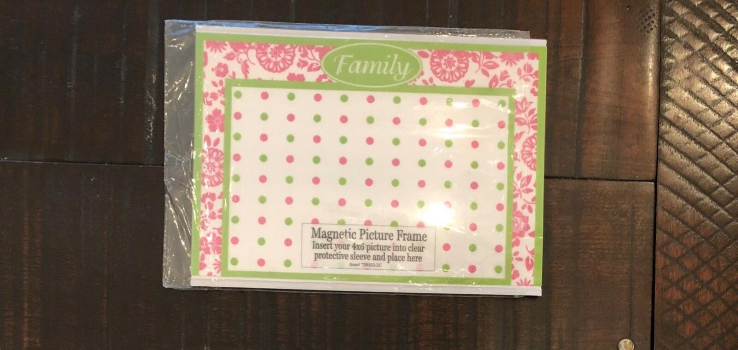 Family Magnetic 4x6 4 x 6 Three In One Picture Frame