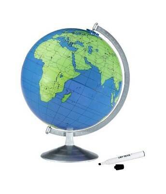 Interactive 12 Inch Write-On Geographer Globe w Dry Erase Marker [ID 25555]