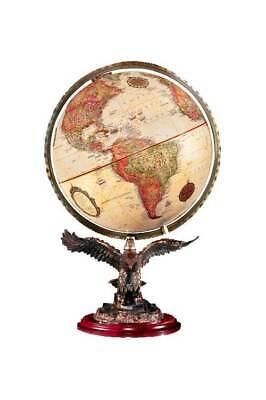 Freedom 12 Inch Antique Finish Globe w Bronze Finish Eagle Base [ID 25525]