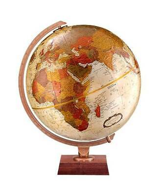 Northwoods Metallic Bronze 12 Inch Tabletop Globe w Square Base [ID 25532]
