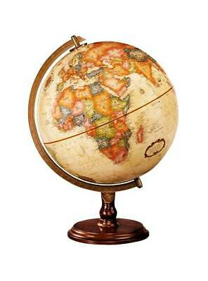 Lenox 12 Inch Antique Style Desktop Globe w Walnut Finish Base [ID 25524]