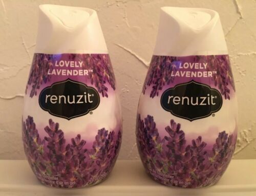Renuzit Sensitive Scents Gel Air Freshner Lovely Lavender 7.0 oz - Set of 2