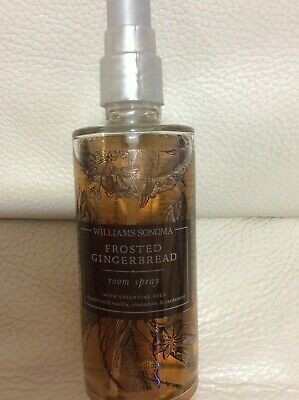 Williams Sonoma Frosted Gingerbread Room Spray Freshener 4 Fl Oz New!