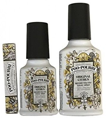 Poo-Pourri Bathroom Deodorizer, Set of 3