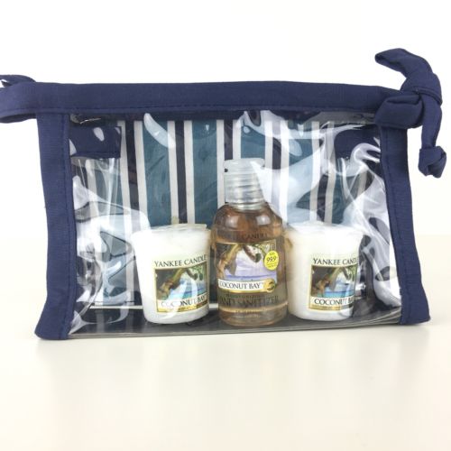 Yankee Candle Coconut Bay Votive Hand Sanitizer Set