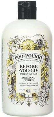 Poo-Pourri Before-You-Go Toilet Spray 16 oz Bottle, Original Citrus Scent
