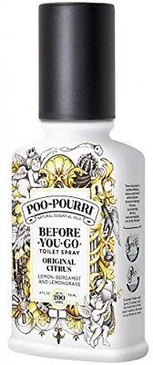 Poo-Pourri Before-You-Go Toilet Spray 4 oz Bottle, Original Citrus Scent