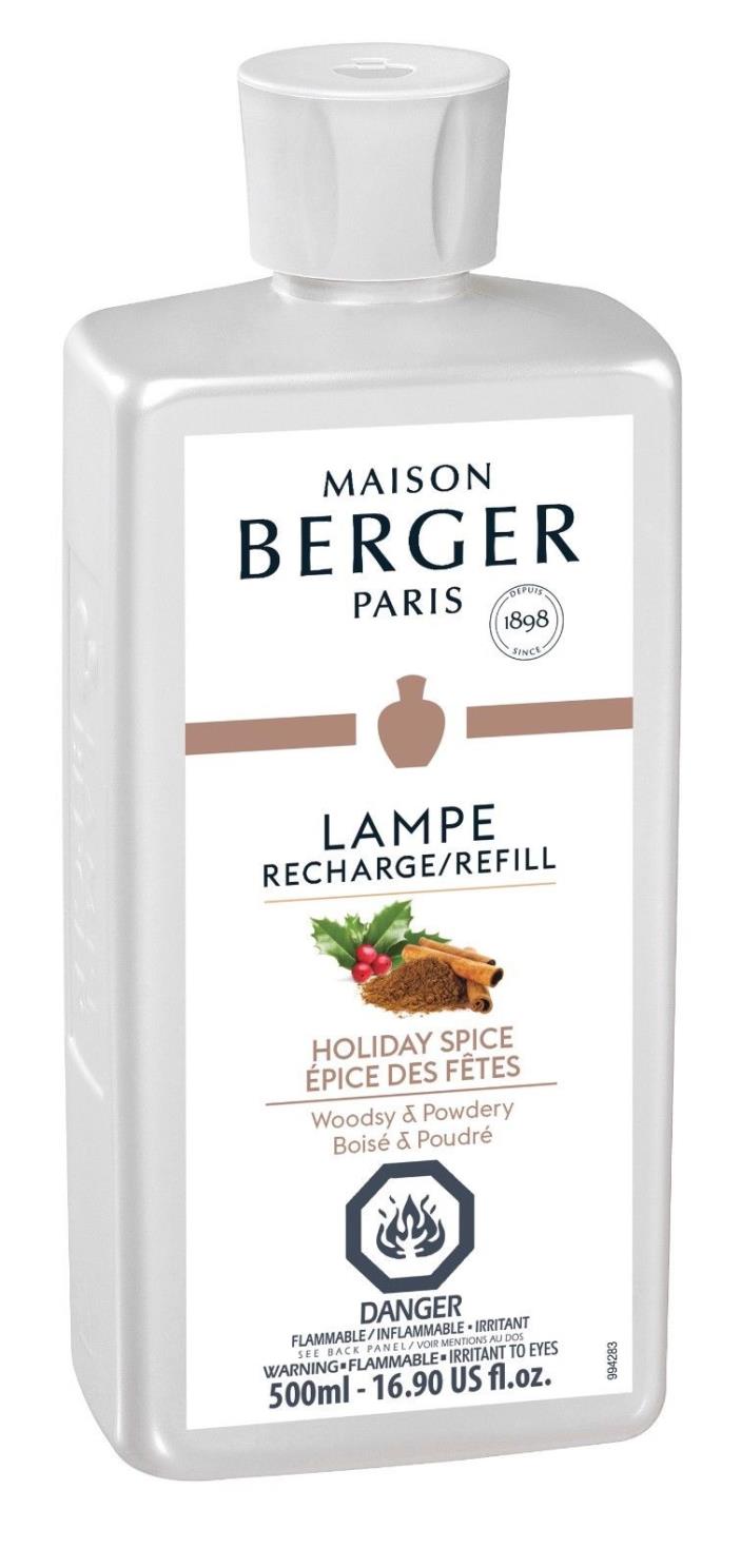 Lampe Maison Berger Fragrance Oil Holiday Spice 500ml 16.9oz - Free Shipping