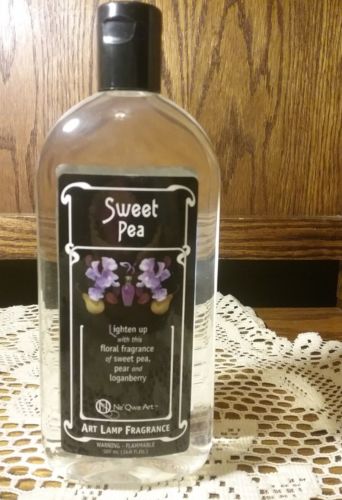 Effusion and Fragrance Lamp Oil Refill - 16 oz - SWEET PEA ART LAMP