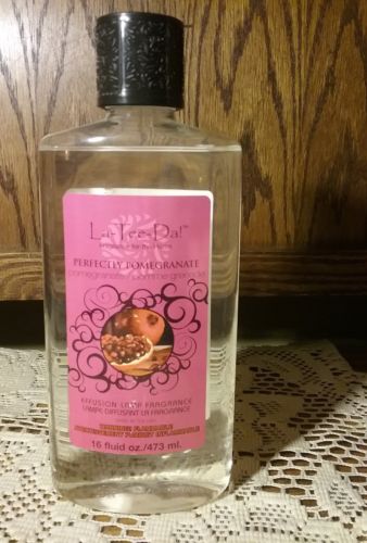 La-Tee-Da Fragrance Lamp Oil Refills  16 oz - PERFECTLY POMEGRANATE NEW SEALED