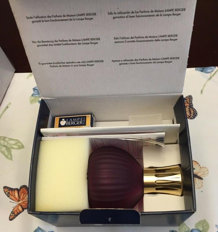 Lampe Berger   Glass  Fragrance Lamp  new  with  box read description
