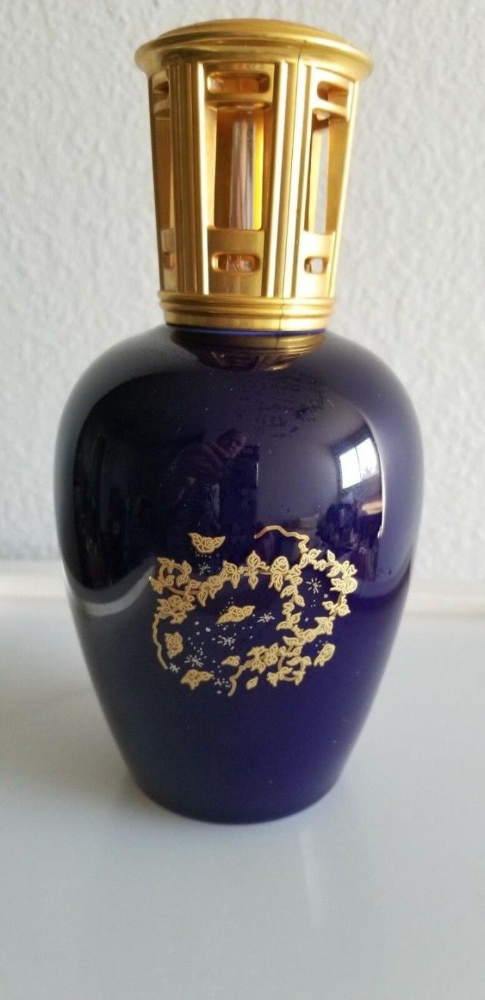 Lampe Berger Artoria Limoges Coblat Blue & Gold Catalytic Fragrance Lamp France