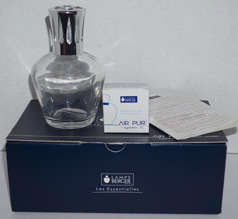 New Berger Lampe Air Pur System 3C Glass Lamp Wick Burner Kit Made in France