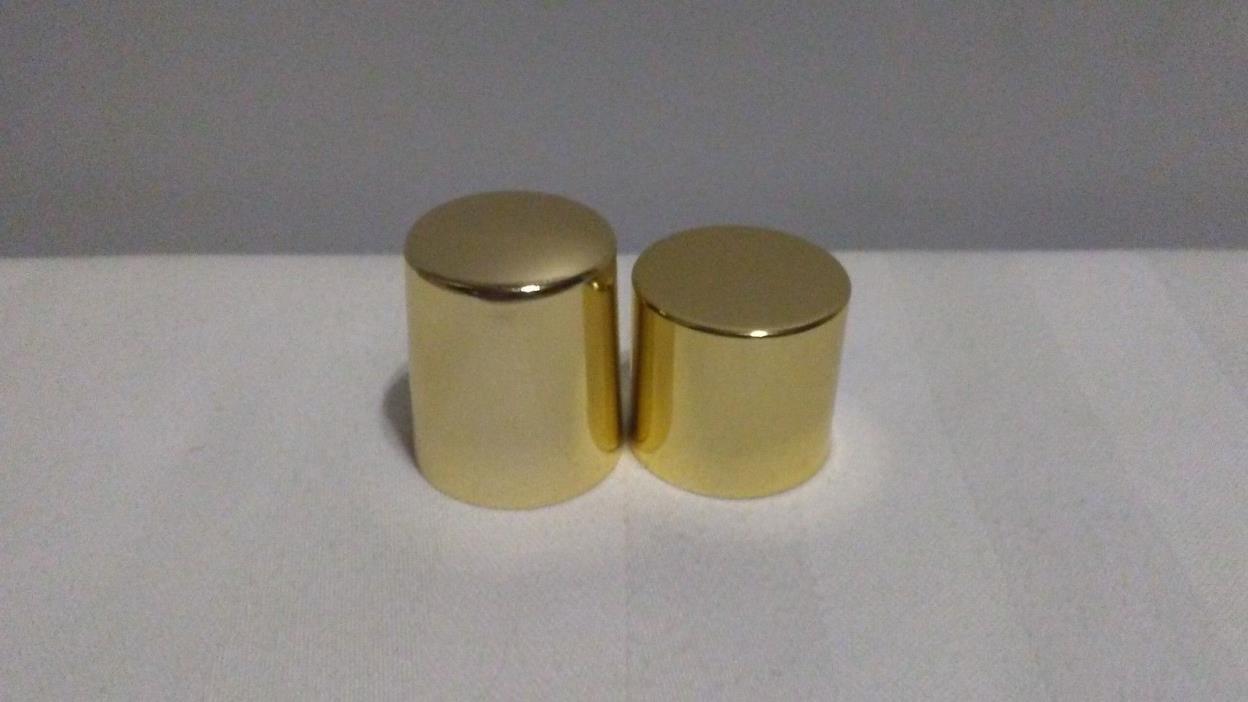 Lampe Berger Set of 2 Gold Snuffer Caps. Short & Regular.