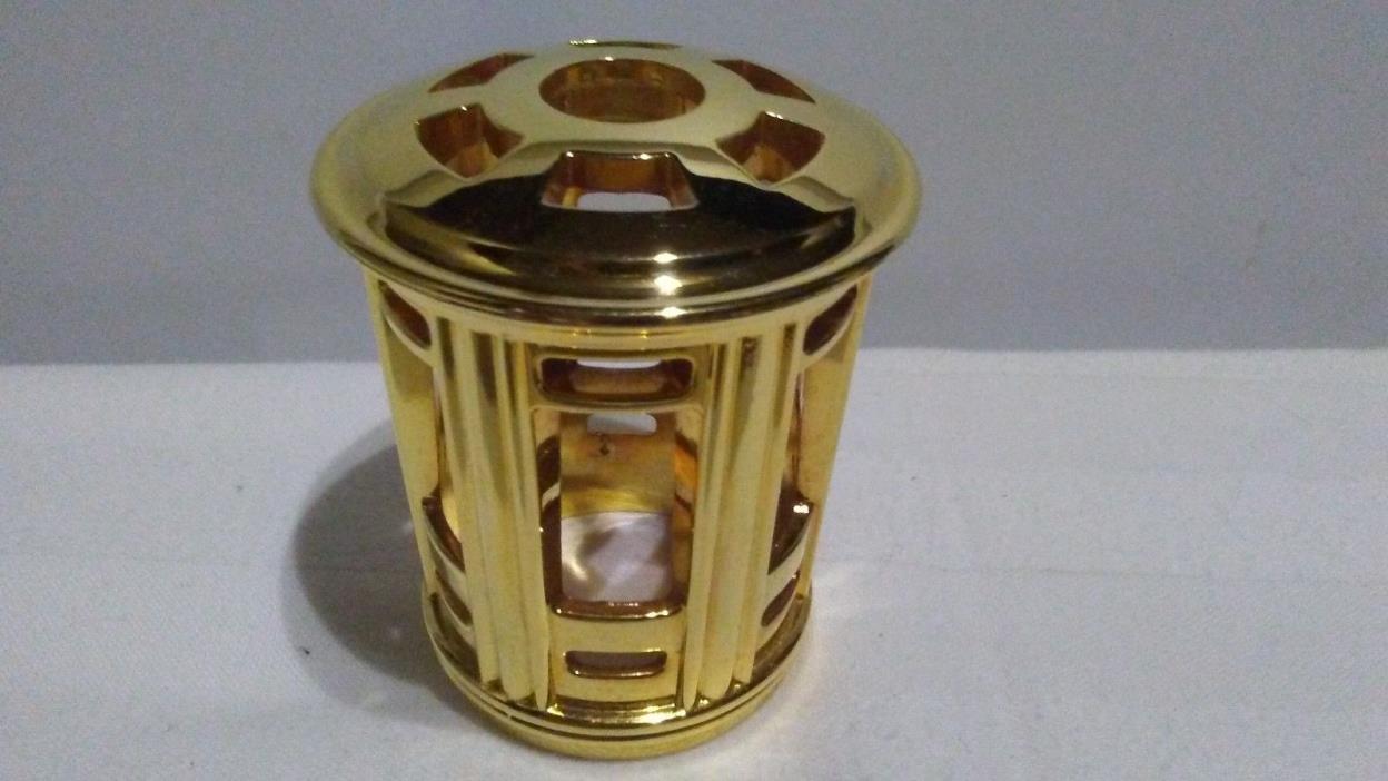 Lampe Berger Heavy Gold Crown Vent Cap. New.