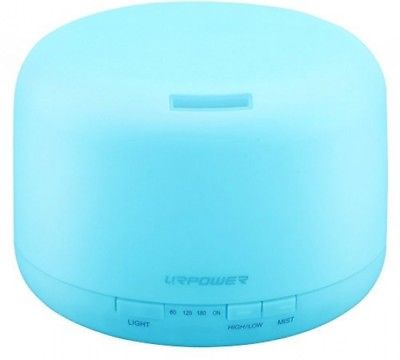 URPOWER 500ml Aromatherapy Essential Oil Diffuser Humidifier Room Decor with 4