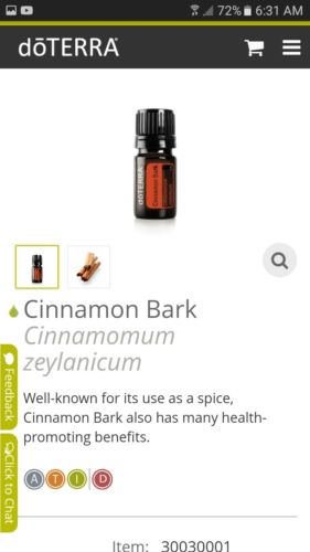 doTERRA Cinnamon Essential Oil - 5 ml Free Shipping