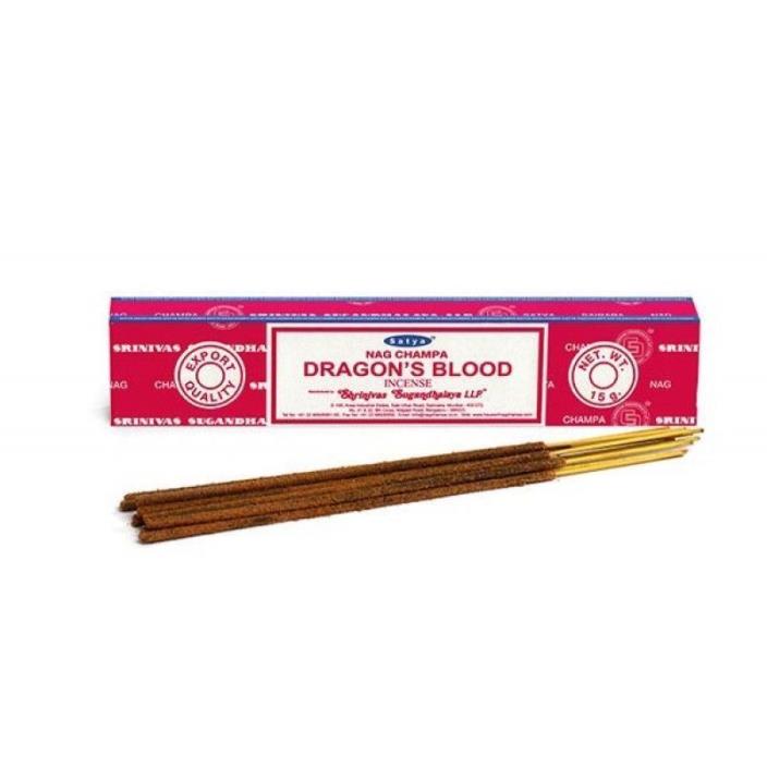 15 Grams Satya Dragons Blood (sage)  Nag Champa Incense R-EXPO