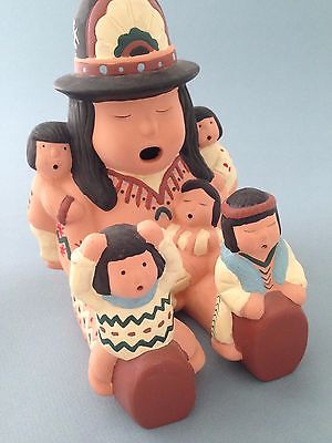 Native American Story Teller Figurine House Of Lloyd Incense Burner Pottery