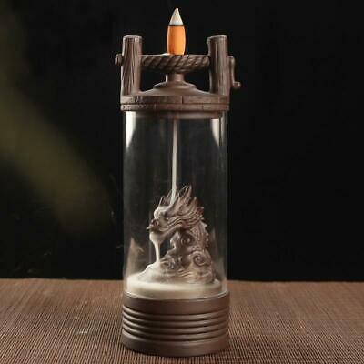 Backflow Ceramic Dragon Incense Burner