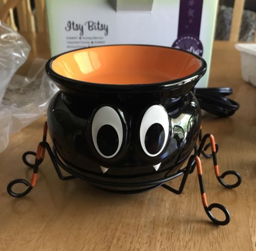 New Retired Scentsy Itsy Bitsy Spider Warmer Halloween New In Box