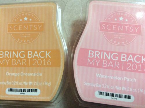 Scentsy Bars - Set of 2 .....Watermelon Patch & Orange Dreamsicle