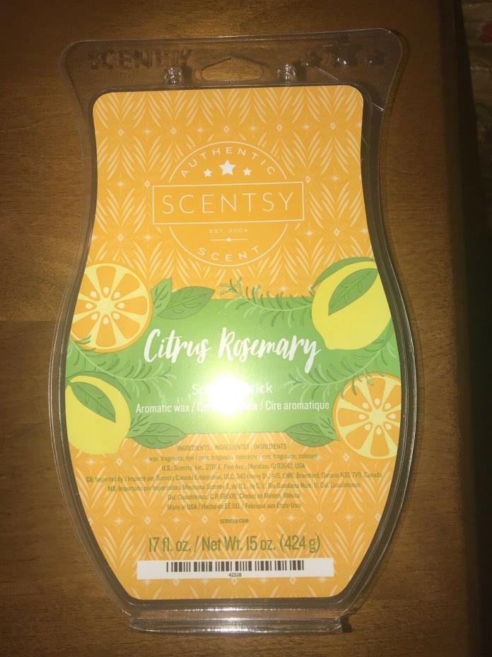New Scentsy Bricks Retired & Hard to Find-Citrus Rosemary