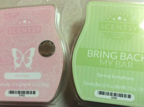Scentsy Bars - Set of 2 .....Pink Tulips & Spring Symphony