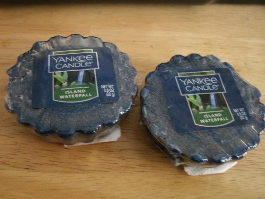 Yankee Candle  ISLAND WATERFALL  2 wax melt tarts