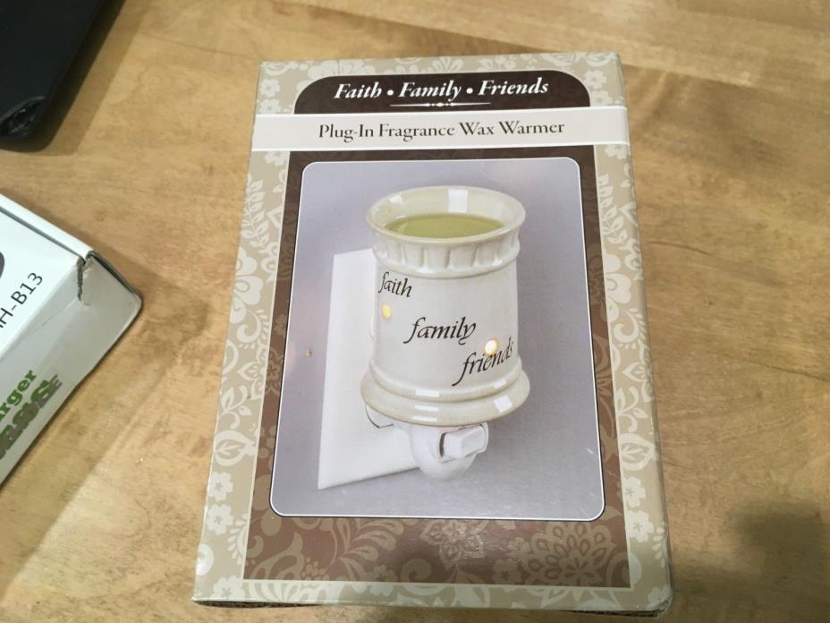 Faith Family Friends Plug-In Fragrance Wax Warmer - Free Shipping