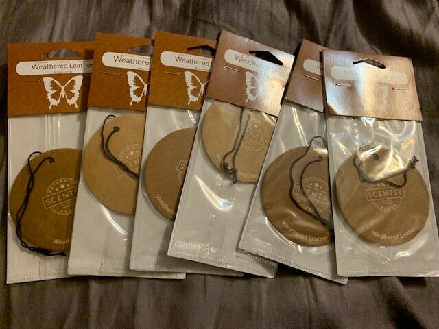 Weathered Leather Scent Circle Lot - 6 Circles - Brand NEW