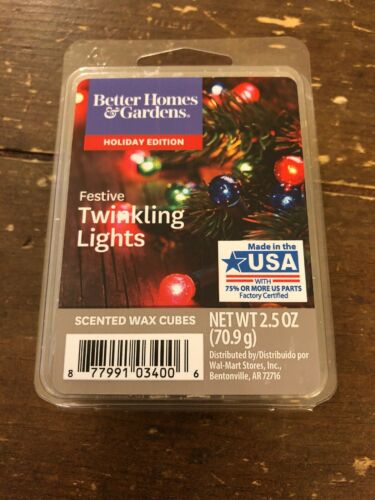 Better Homes and Gardens Festive Twinkling Lights Wax Cubes