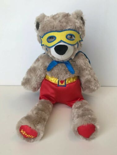 Scentsy Super Buddy Sebastian Superhero Teddy Bear Plush Amazon Rain Scent Pack