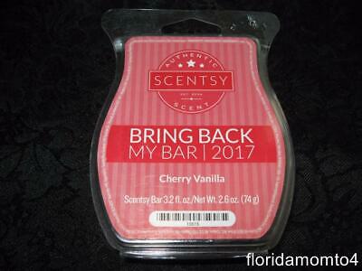 Scentsy CHERRY VANILLA Wax Bar (3.2 oz) FREE FAST SHIPPING Brand New w/Bonus