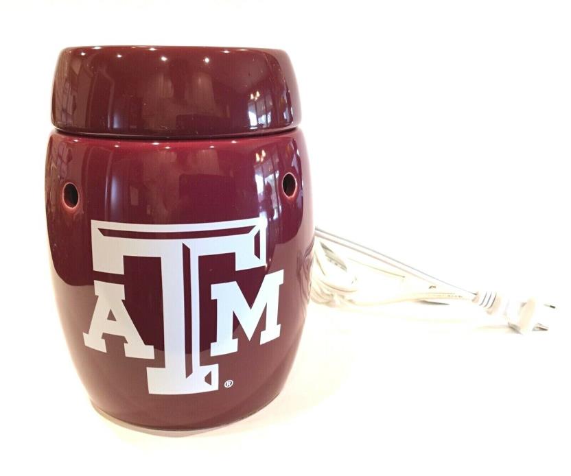 Scentsy Texas A&M University Aggie Collegiate College Series Full Size Warmer