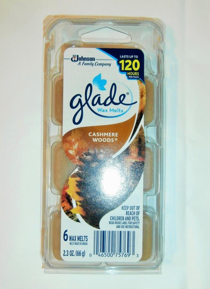 Glade Wax Melts Cashmere Woods 1 package