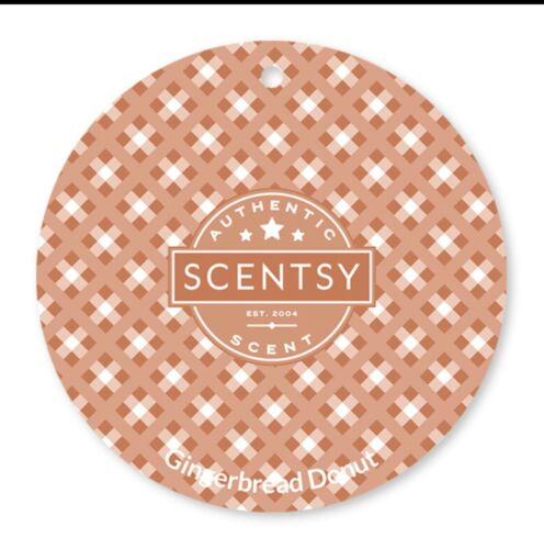 Scentsy GINGERBREAD DONUT  Scent circle FREE SHIPPING