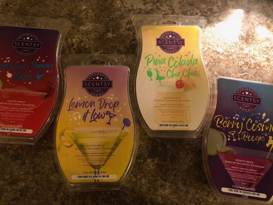 Let's Dance Scentsy Brick Collection - Used Bricks - Discontinued - Summer 2018
