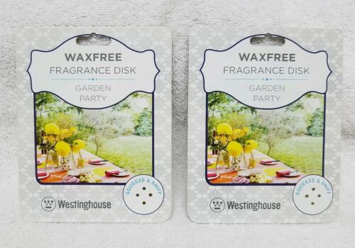 Lot of 2 Westinghouse Waxfree Fragrance Disks Garden Party Wax Free New!