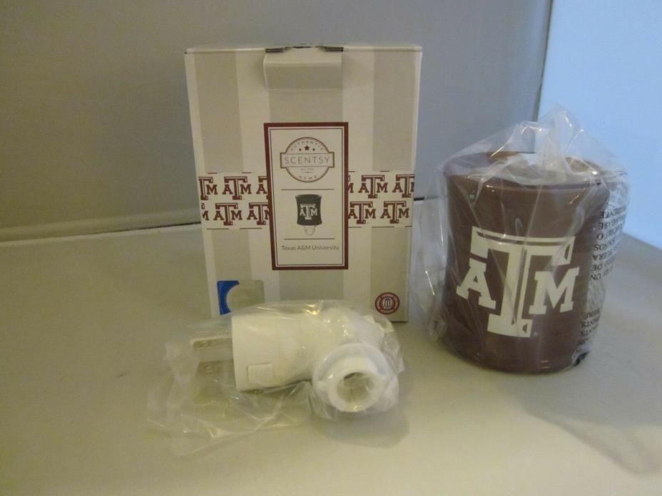 Scentsy Texas A&M University Plug In Warmer - Brand New In Box