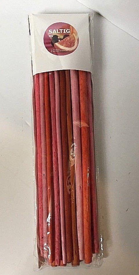 Ikea SALTIG Scented Decoration Sticks Pinks Oranges