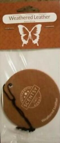 Scentsy WEATHERED LEATHER Scent circle FREE SHIPPING