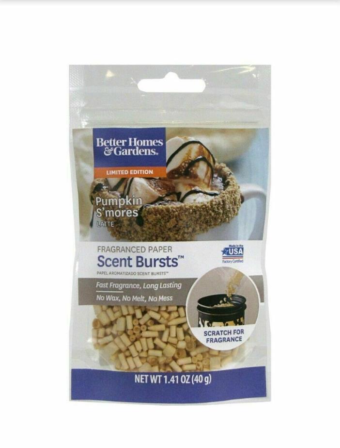 BETTER HOMES & GARDENS Fragranced Paper Scent pumpkin s'more latte aromatherapy
