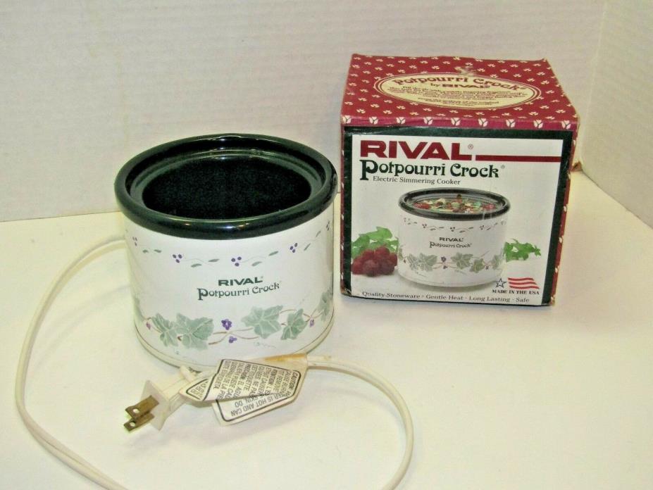 Find more Rival Potpourri Crock Pot Electric Simmering Fragrance Warmer  [msrp $19.99] for sale at up to 90% off