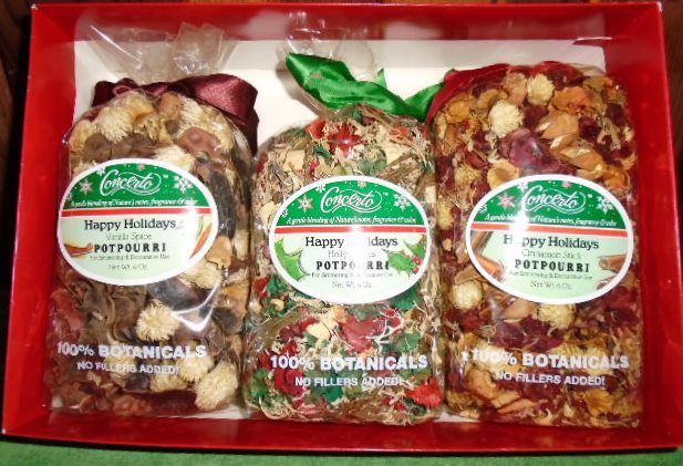 Potpourri With Holiday Theme 3 Bags 6 oz each