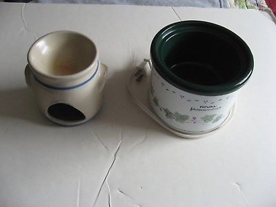 Rival Simmering Electric Potpourri Warmer & Ceramic Oil Wax Warmer-Lot of 2